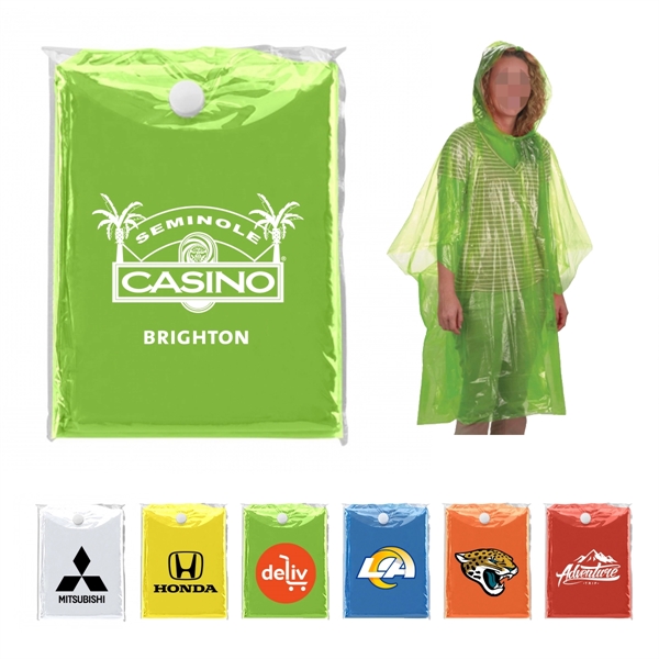 Disposable Poncho - Disposable Poncho - Image 0 of 5