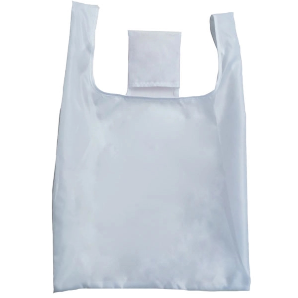 Foldaway T Shirt RPET Shopping Bag - Foldaway T Shirt RPET Shopping Bag - Image 7 of 8