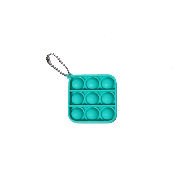 Square Push Pop Keychain - Square Push Pop Keychain - Image 1 of 7