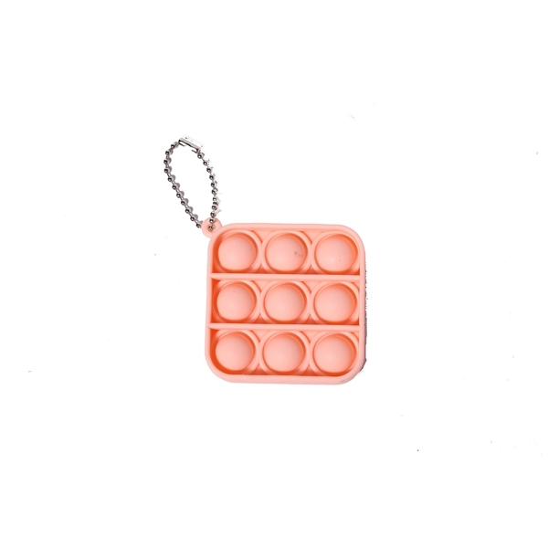 Square Push Pop Keychain - Square Push Pop Keychain - Image 3 of 7