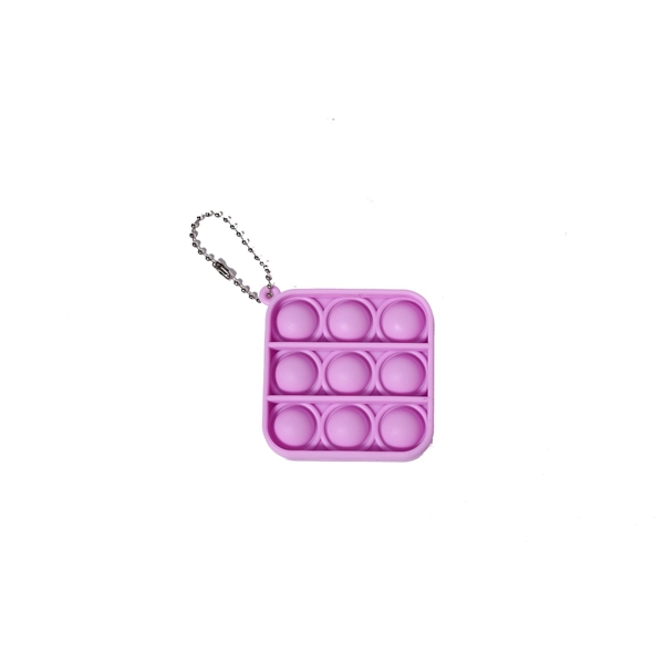 Square Push Pop Keychain - Square Push Pop Keychain - Image 6 of 7