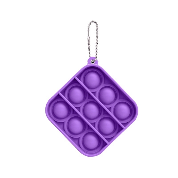 Square Push Pop Keychain - Square Push Pop Keychain - Image 7 of 7