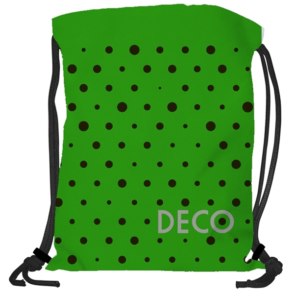 Super Double Sided Sublimated Drawstring Backpack - Super Double Sided Sublimated Drawstring Backpack - Image 1 of 23