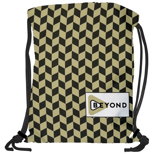 Super Double Sided Sublimated Drawstring Backpack - Super Double Sided Sublimated Drawstring Backpack - Image 5 of 23