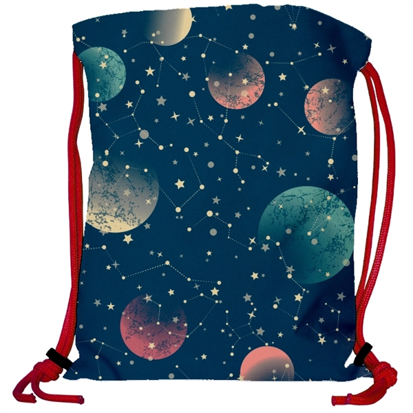 Super Double Sided Sublimated Drawstring Backpack - Super Double Sided Sublimated Drawstring Backpack - Image 20 of 23