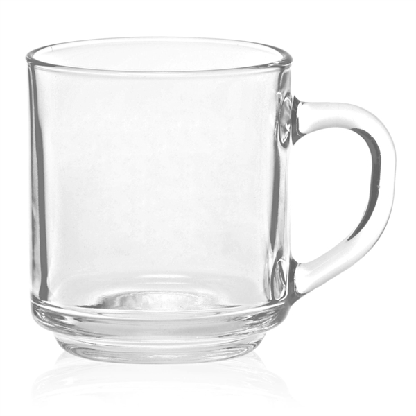 10 oz. USA Made ARC Handy Glass Coffee Mugs w/ Custom logo - 10 oz. USA Made ARC Handy Glass Coffee Mugs w/ Custom logo - Image 1 of 1