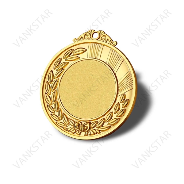 Custom Blank Gold Plated Award Metal - Custom Blank Gold Plated Award Metal - Image 1 of 3