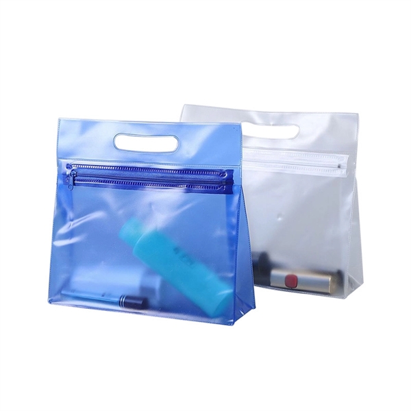 PVC Zip Pouch,Cosmetic Tote ,make up bag - PVC Zip Pouch,Cosmetic Tote ,make up bag - Image 2 of 6