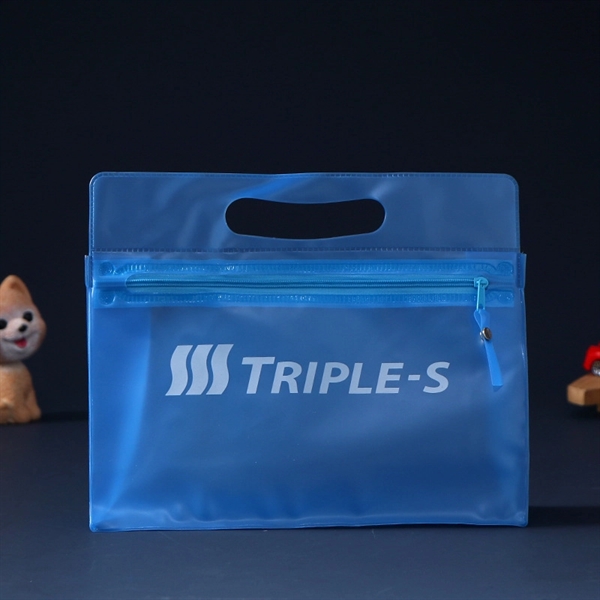 PVC Zip Pouch,Cosmetic Tote ,make up bag - PVC Zip Pouch,Cosmetic Tote ,make up bag - Image 4 of 6