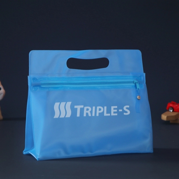 PVC Zip Pouch,Cosmetic Tote ,make up bag - PVC Zip Pouch,Cosmetic Tote ,make up bag - Image 6 of 6