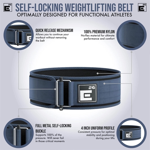 Self-Locking Weight Lifting Belt - Self-Locking Weight Lifting Belt - Image 3 of 7