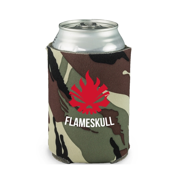 Collapsible 4mm Can Cooler w/ 2 Color Imprint - Collapsible 4mm Can Cooler w/ 2 Color Imprint - Image 3 of 28