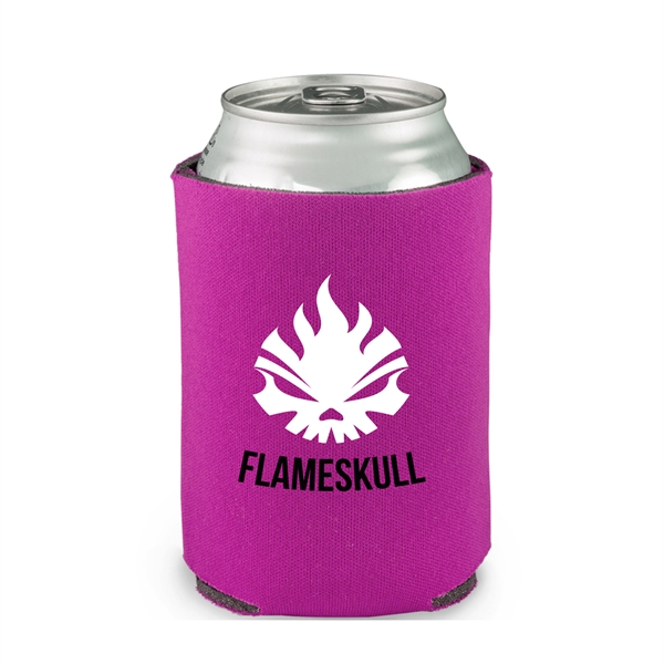 Collapsible 4mm Can Cooler w/ 2 Color Imprint - Collapsible 4mm Can Cooler w/ 2 Color Imprint - Image 9 of 28