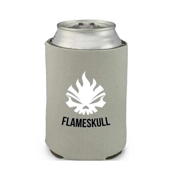 Collapsible 4mm Can Cooler w/ 2 Color Imprint - Collapsible 4mm Can Cooler w/ 2 Color Imprint - Image 10 of 28