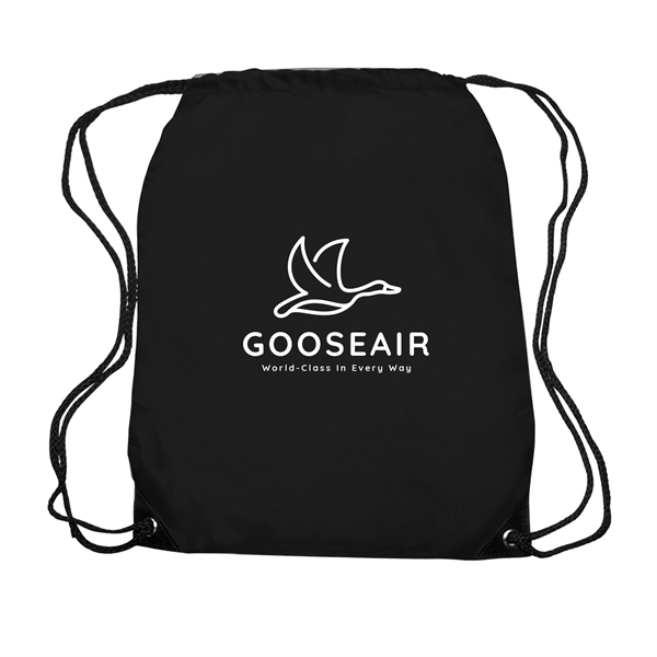 VENTURE Drawstring Backpacks w/ 1 Color Imprint - VENTURE Drawstring Backpacks w/ 1 Color Imprint - Image 1 of 30