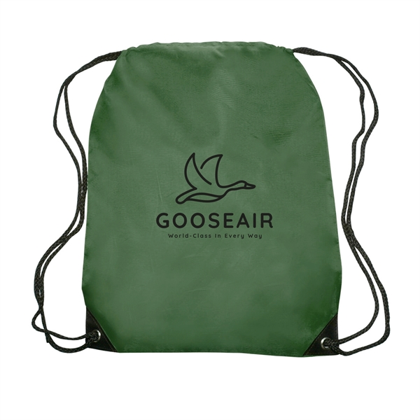 VENTURE Drawstring Backpacks w/ 1 Color Imprint - VENTURE Drawstring Backpacks w/ 1 Color Imprint - Image 10 of 30