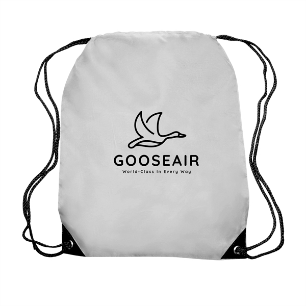 VENTURE Drawstring Backpacks w/ 1 Color Imprint - VENTURE Drawstring Backpacks w/ 1 Color Imprint - Image 26 of 30