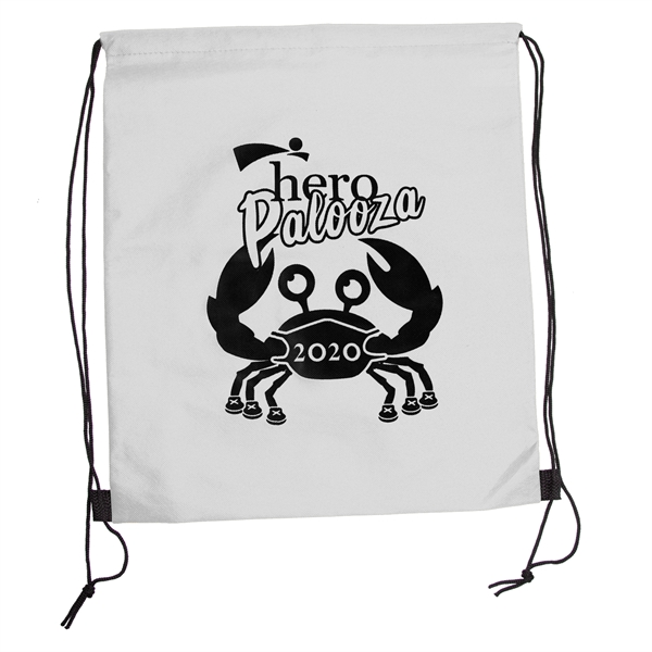 WANDERLUST Non-Woven Drawstring Backpacks w/ 1 Color Imprint - WANDERLUST Non-Woven Drawstring Backpacks w/ 1 Color Imprint - Image 0 of 11