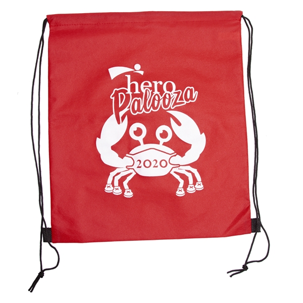 WANDERLUST Non-Woven Drawstring Backpacks w/ 1 Color Imprint - WANDERLUST Non-Woven Drawstring Backpacks w/ 1 Color Imprint - Image 2 of 11