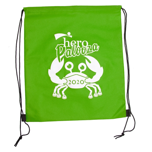 WANDERLUST Non-Woven Drawstring Backpacks w/ 1 Color Imprint - WANDERLUST Non-Woven Drawstring Backpacks w/ 1 Color Imprint - Image 6 of 11