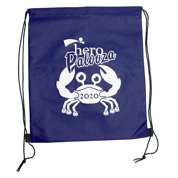 WANDERLUST Non-Woven Drawstring Backpacks w/ 1 Color Imprint - WANDERLUST Non-Woven Drawstring Backpacks w/ 1 Color Imprint - Image 8 of 11