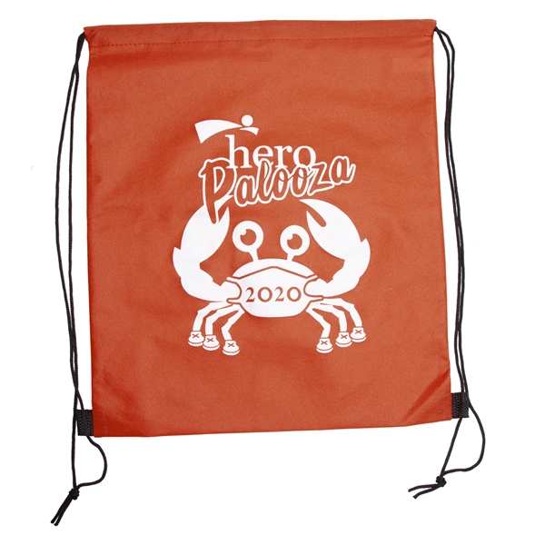 WANDERLUST Non-Woven Drawstring Backpacks w/ 1 Color Imprint - WANDERLUST Non-Woven Drawstring Backpacks w/ 1 Color Imprint - Image 11 of 11