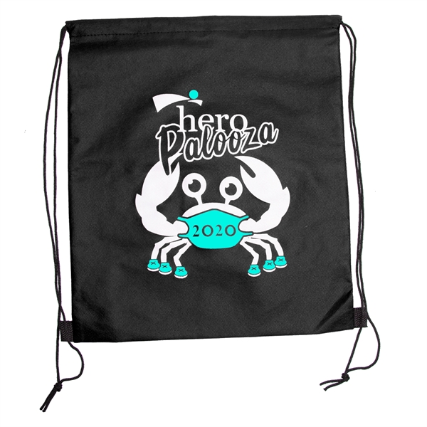 WANDERLUST Non-Woven Drawstring Backpacks w/ 2 Color Imprint - WANDERLUST Non-Woven Drawstring Backpacks w/ 2 Color Imprint - Image 0 of 11