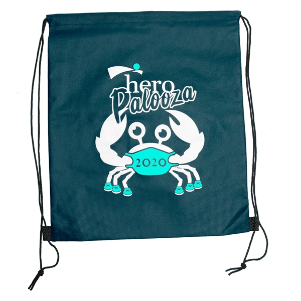WANDERLUST Non-Woven Drawstring Backpacks w/ 2 Color Imprint - WANDERLUST Non-Woven Drawstring Backpacks w/ 2 Color Imprint - Image 2 of 11