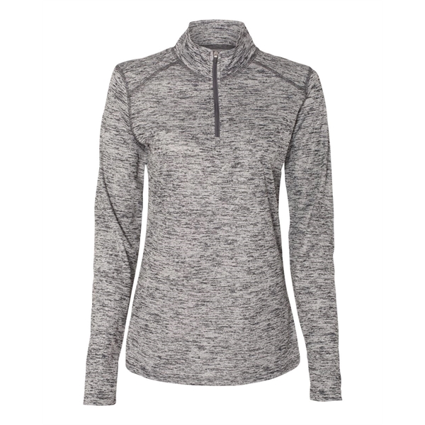 Badger Women's Tonal Blend Quarter-Zip Pullover - Badger Women's Tonal Blend Quarter-Zip Pullover - Image 4 of 27