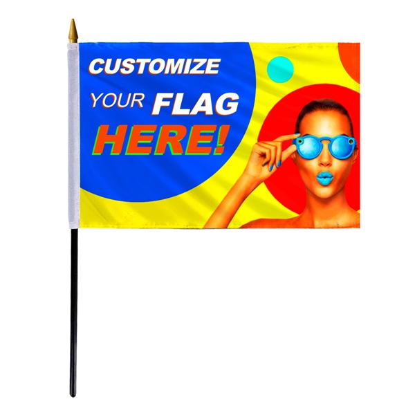 12" x 18" Custom Stick Flag - Digital Print - 12" x 18" Custom Stick Flag - Digital Print - Image 0 of 0