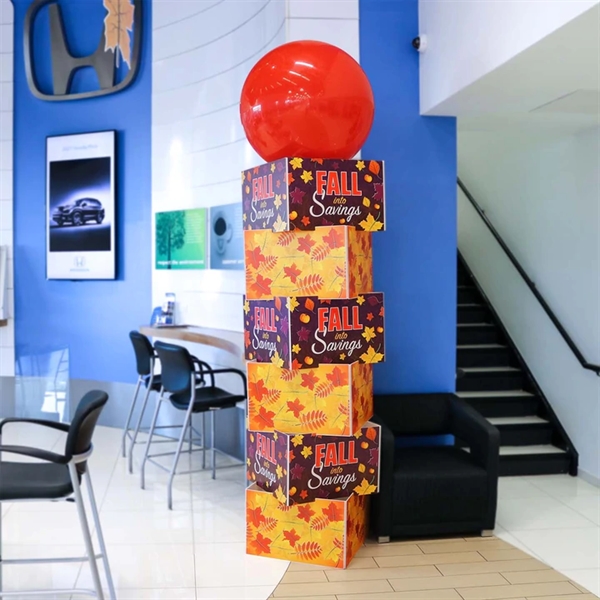 PermaShine® Printed Balloon Tower - PermaShine® Printed Balloon Tower - Image 0 of 7