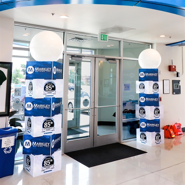 PermaShine® Printed Balloon Tower - PermaShine® Printed Balloon Tower - Image 4 of 7