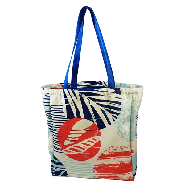 Colored Liner Medium Full Side Gusset Tote - Colored Liner Medium Full Side Gusset Tote - Image 1 of 6