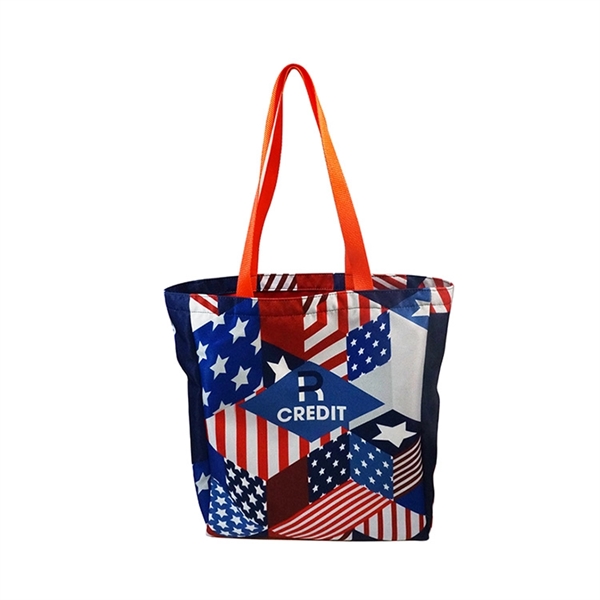 Colored Liner Medium Full Side Gusset Tote - Colored Liner Medium Full Side Gusset Tote - Image 3 of 6