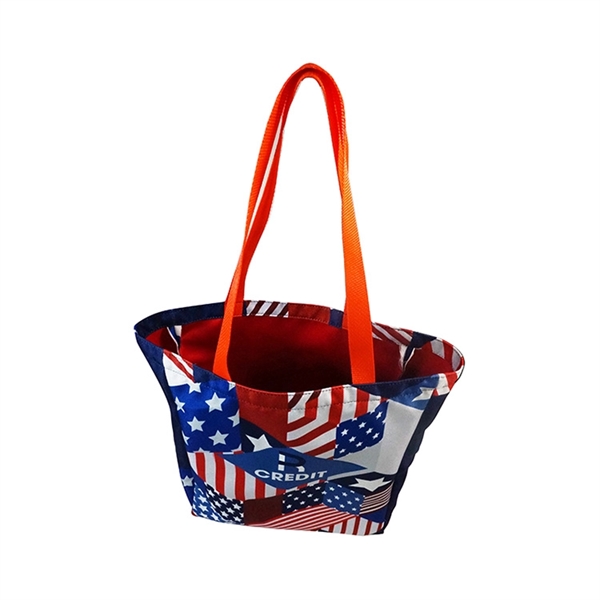 Colored Liner Medium Full Side Gusset Tote - Colored Liner Medium Full Side Gusset Tote - Image 4 of 6
