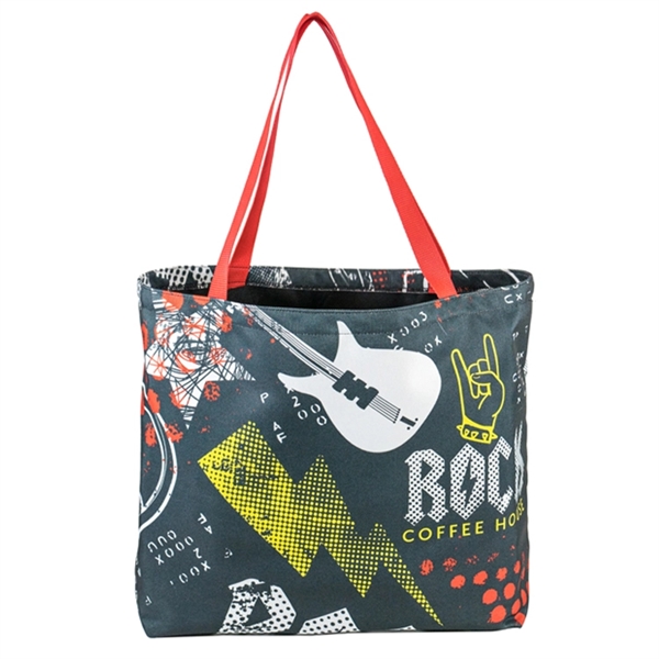 Large Bottom Gusset Tote (15.5"H x 22"W x 6"D) - Large Bottom Gusset Tote (15.5"H x 22"W x 6"D) - Image 2 of 7