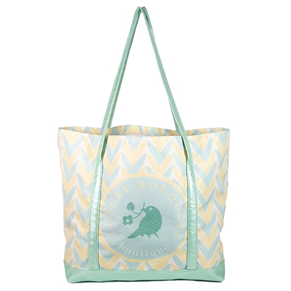 Large Bottom Gusset Tote (15.5"H x 22"W x 6"D) - Large Bottom Gusset Tote (15.5"H x 22"W x 6"D) - Image 6 of 7