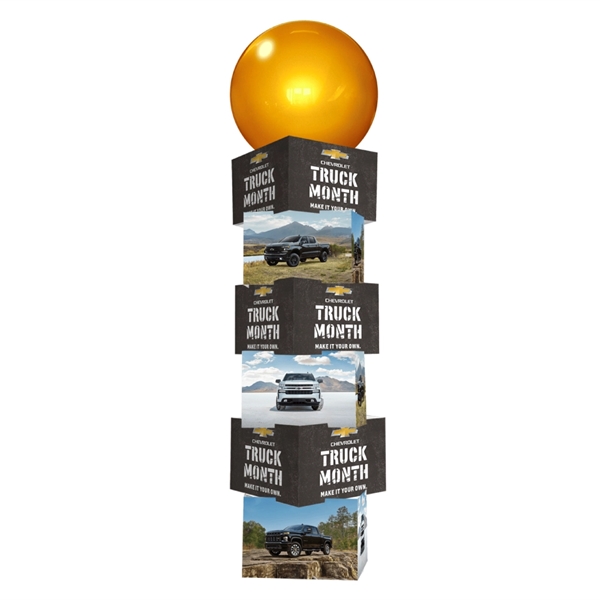 PermaShine® Printed Balloon Tower - PermaShine® Printed Balloon Tower - Image 7 of 7