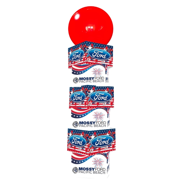 PermaShine® Printed Balloon Tower - PermaShine® Printed Balloon Tower - Image 6 of 7