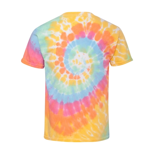 Dyenomite Youth Rainbow Cut-Spiral Tie-Dyed T-Shirt - Dyenomite Youth Rainbow Cut-Spiral Tie-Dyed T-Shirt - Image 11 of 20