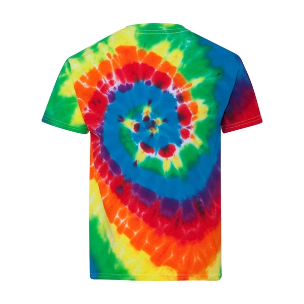 Dyenomite Youth Rainbow Cut-Spiral Tie-Dyed T-Shirt - Dyenomite Youth Rainbow Cut-Spiral Tie-Dyed T-Shirt - Image 20 of 20