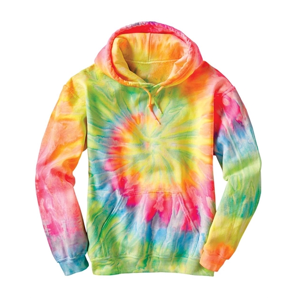 Dyenomite Youth Multi-Color Swirl Hooded Tie-Dyed Sweatshirt - Dyenomite Youth Multi-Color Swirl Hooded Tie-Dyed Sweatshirt - Image 25 of 47