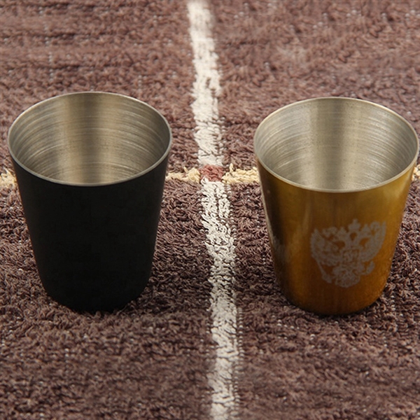 2 Oz Small Stainless Steel Shot Glass Tasting Cup - 2 Oz Small Stainless Steel Shot Glass Tasting Cup - Image 6 of 9