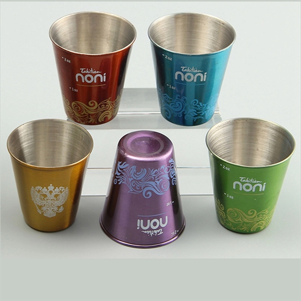 2 OZ. Stainless Steel Wine Cup Shot Glass - 2 OZ. Stainless Steel Wine Cup Shot Glass - Image 1 of 3