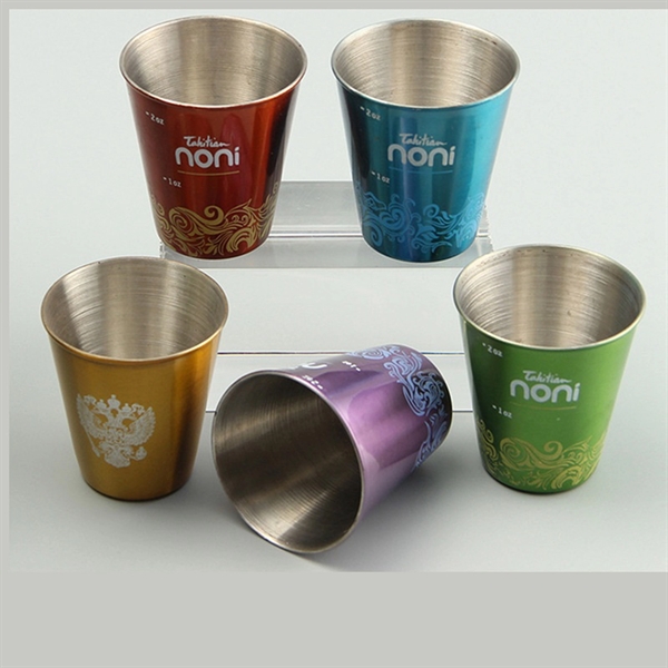 2 OZ. Stainless Steel Wine Cup Shot Glass - 2 OZ. Stainless Steel Wine Cup Shot Glass - Image 3 of 3