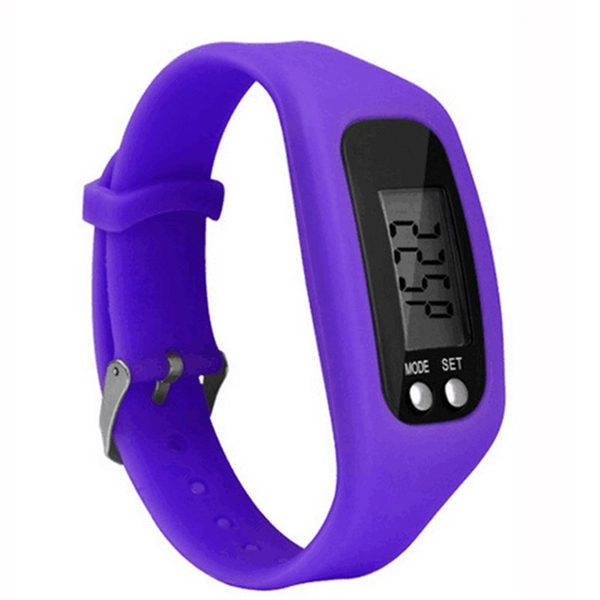 Multifunction Silicone Wrist Pedometer - Multifunction Silicone Wrist Pedometer - Image 2 of 2