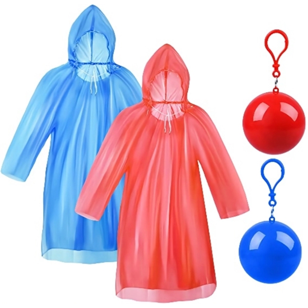 Portable Disposable Emergency Raincoats - Portable Disposable Emergency Raincoats - Image 4 of 4