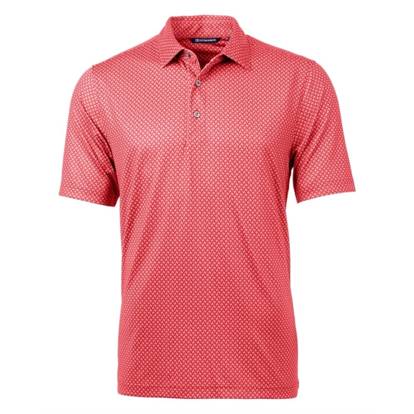 Cutter & Buck Pike Banner Print Stretch Mens Polo - Cutter & Buck Pike Banner Print Stretch Mens Polo - Image 2 of 7