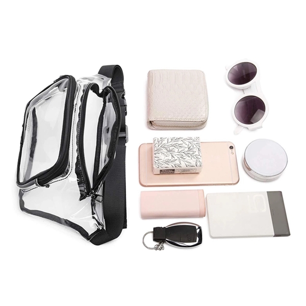 10" Clear Fanny Pack - 10" Clear Fanny Pack - Image 1 of 2