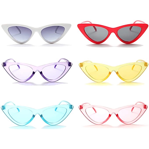 Triangular Cat Eye Sunglasses - Triangular Cat Eye Sunglasses - Image 0 of 6